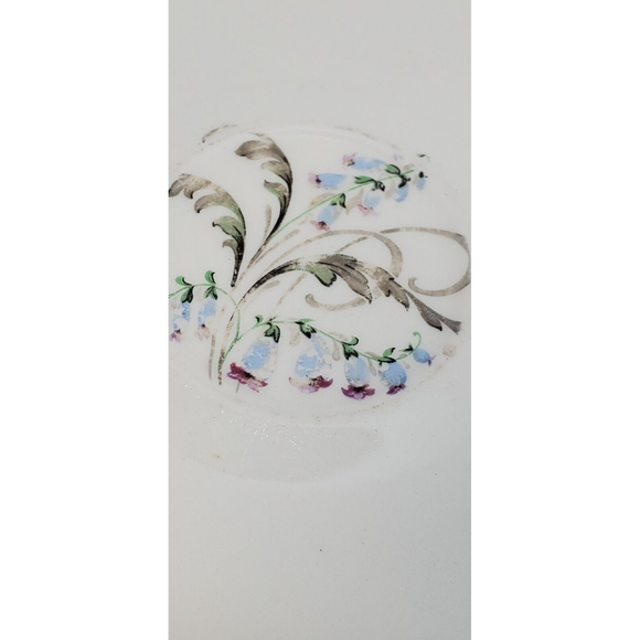 3 Edwin Knowles China Blue Bells Saucers - Picture 6 of 12